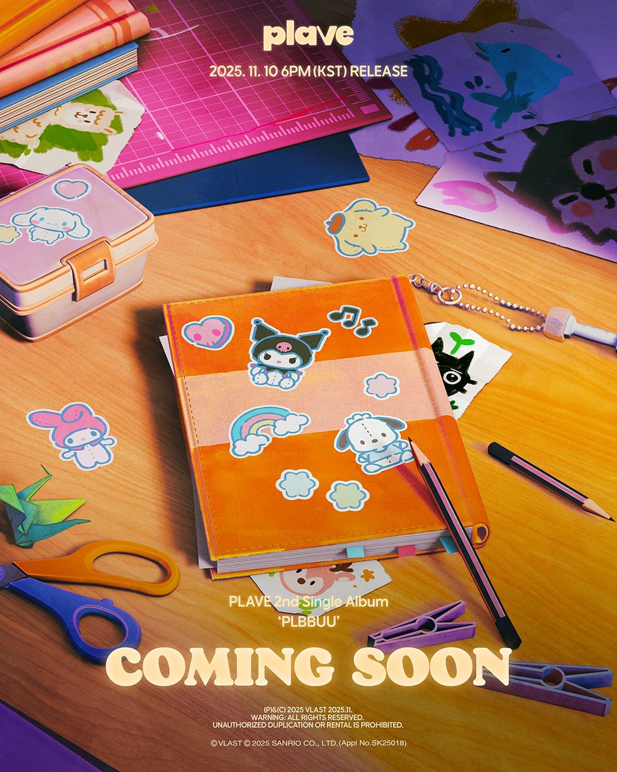 PLAVE、11月10日に2nd Single Album 'PLBBUU'リリース決定！ Coming